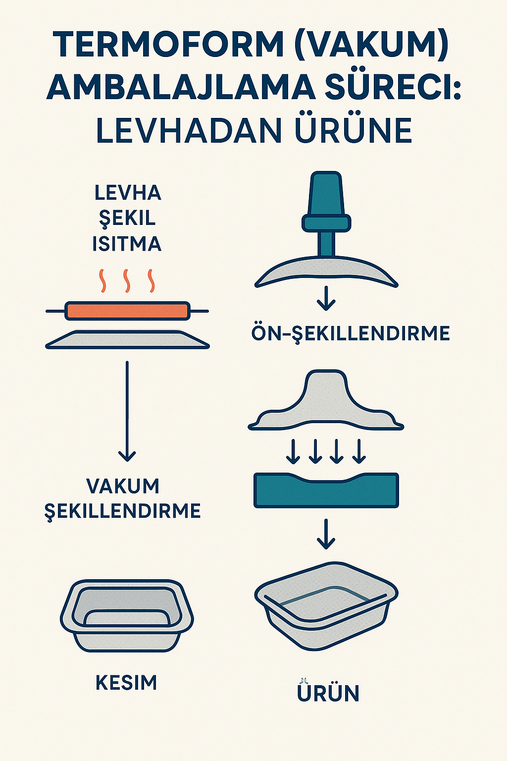 Termoform (Vakum) Ambalajlama Süreci — Tasarım ve Ar-Ge Odaklı Yol Haritası